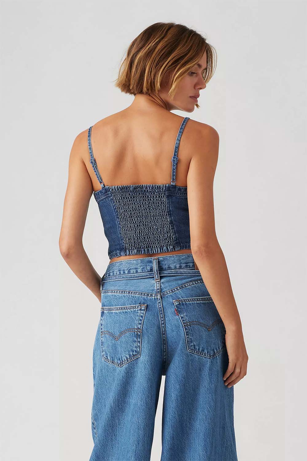 Levis - Jadine Denim Cami Tank - Proud Moment - Back