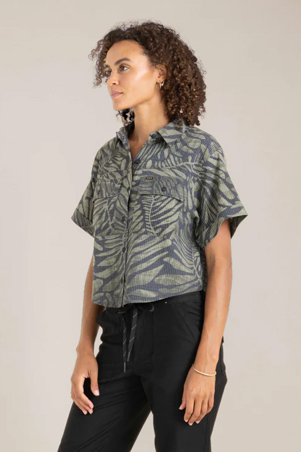 Roark - Bless Up Cropped - Dark Military - Side