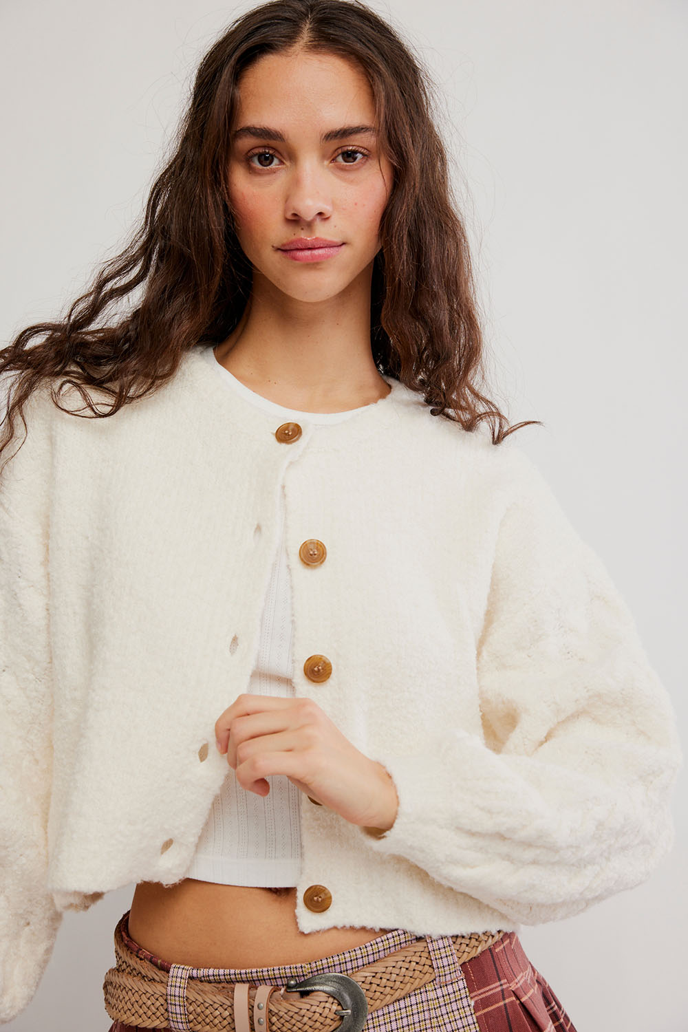 Free People - Thistle Cardi - Sugar Swizzle - Detail