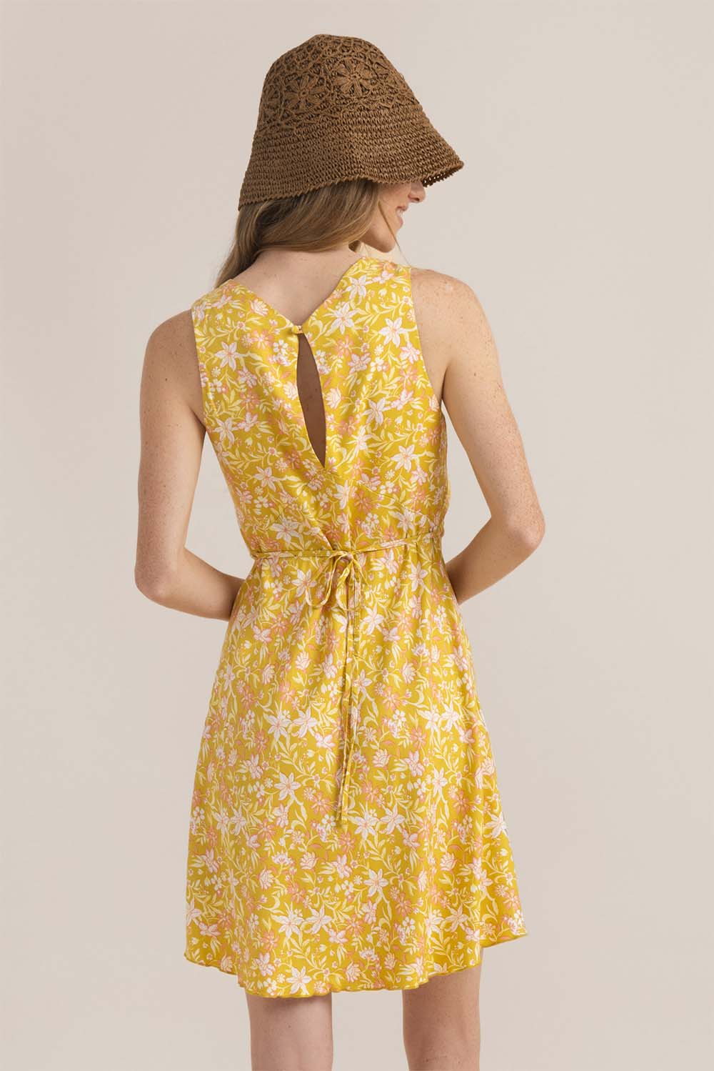 Roark - Moonlight Dress - Olive - Back