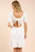 Sadie & Sage - Sugarloaf Mini Dress - White - Back