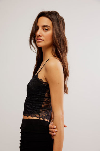 Free People - Lacey Essential Cami - Black  - Side