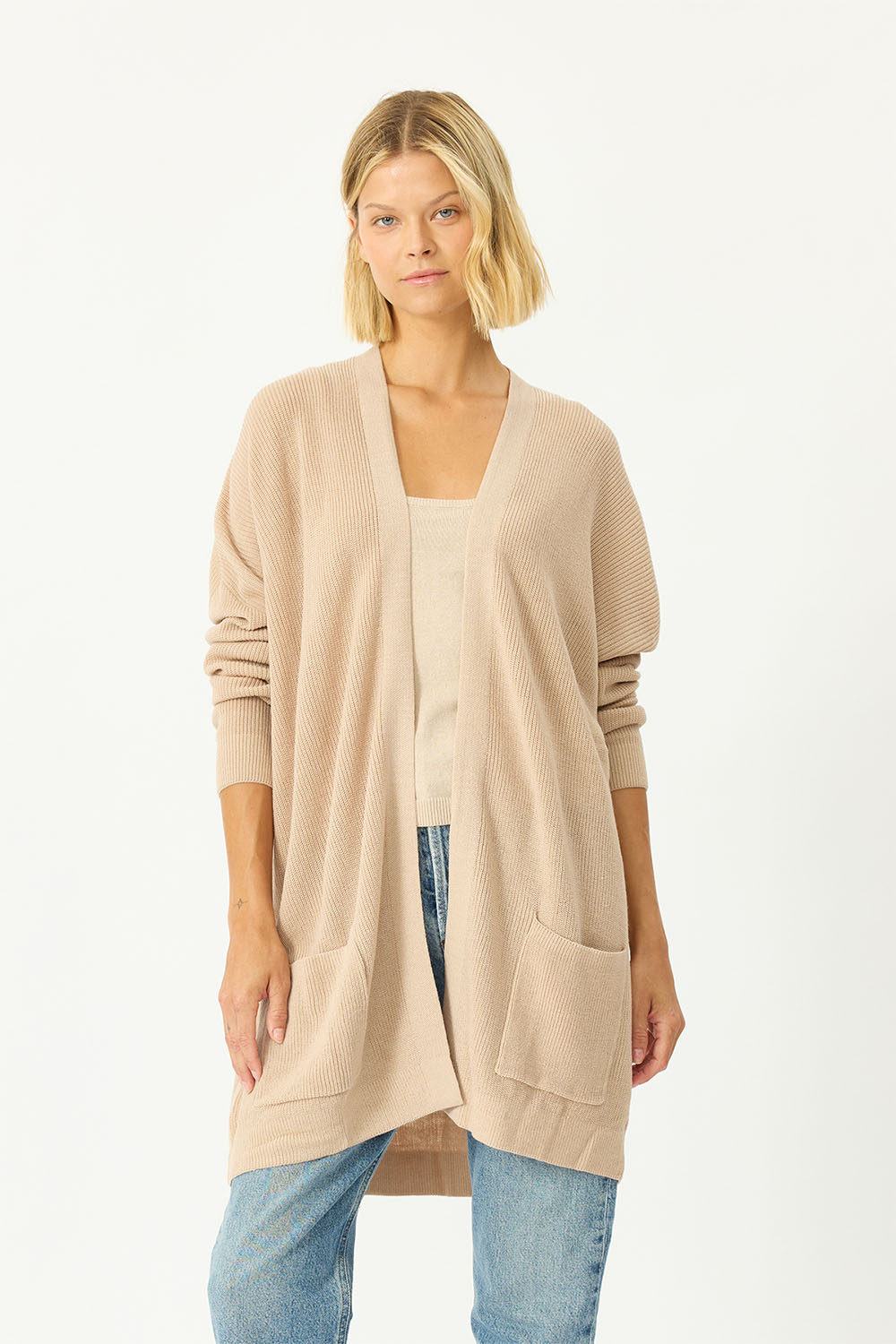 Stitches & Stripes - Cooper Cardigan - Grain