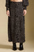 Saltwater Luxe Nolla Midi Skirt in Midnight — Front detail view