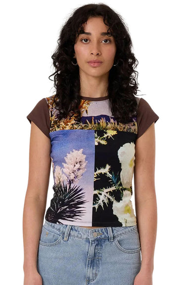 Thrills - Dalia Club Tee - Coffee - Front