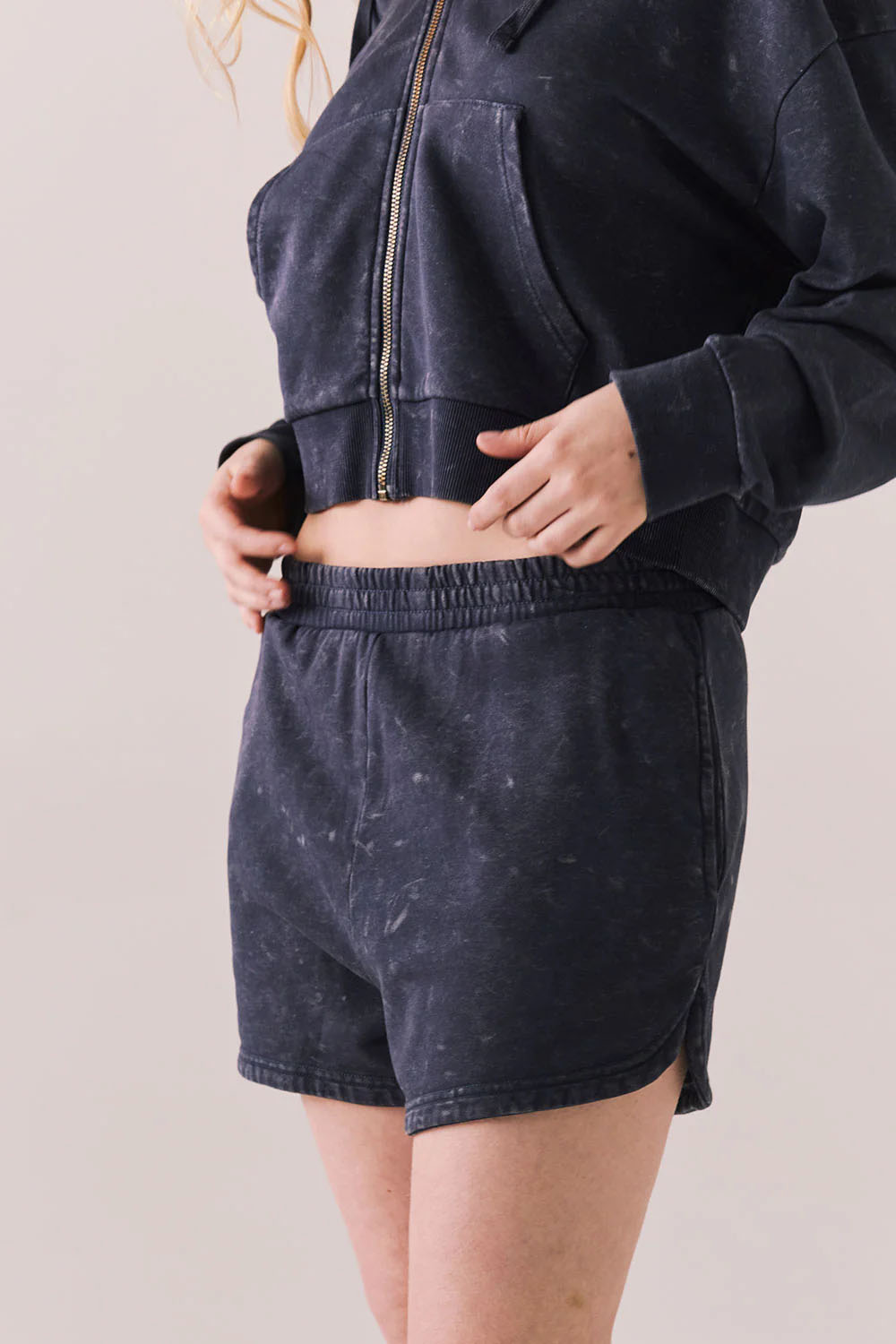 Chaser - Taylor Shorts - Navy - Side