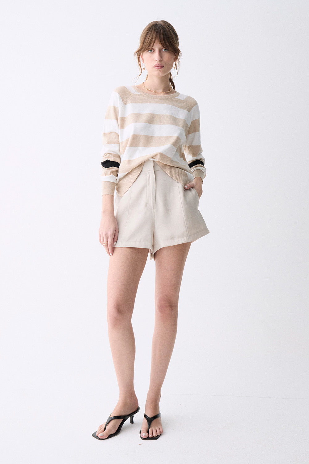 Deluc - Tavira Sweater - Ecru Melange