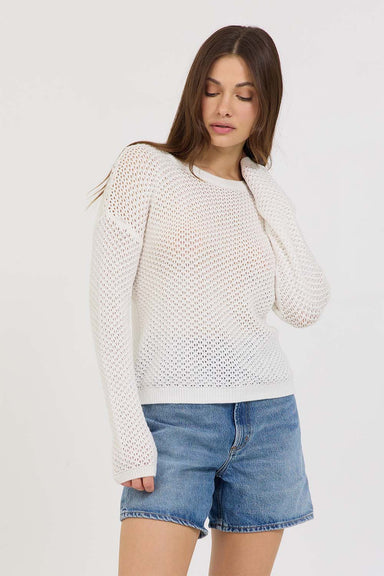 Stitches & Stripes - Scully Pullover - Chalk
