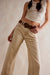 Free People - Risk Taker Mid-Rise Straight - Ecru - Detail