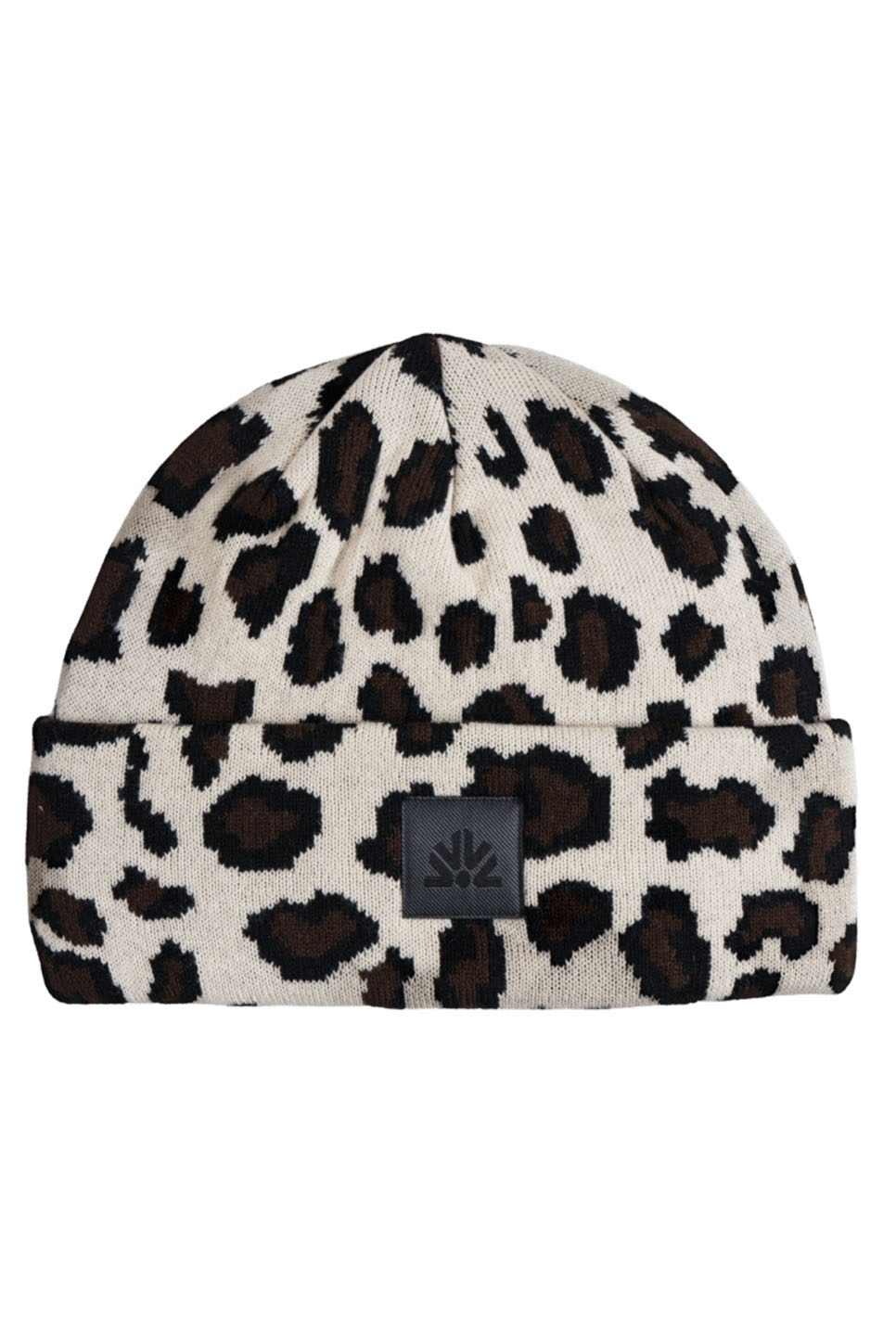 Autumn Spotted Beanie in Shell — Flatlay view