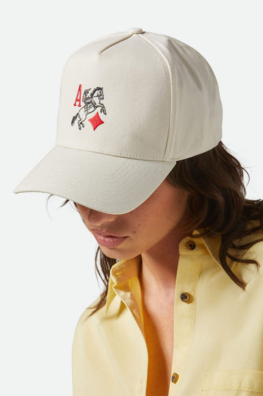 Brixton - Aces Snapback - Whitecap - Model