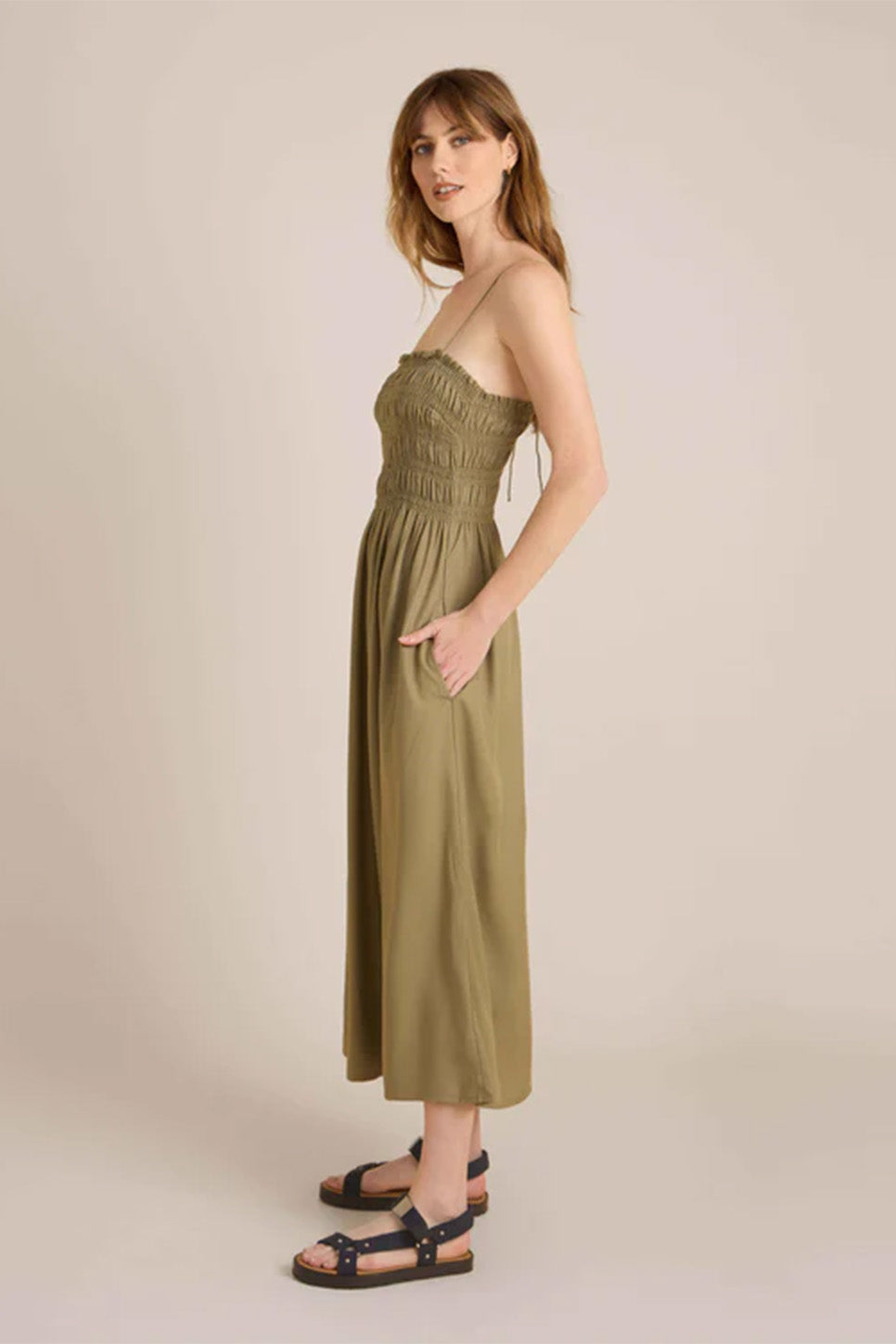 Roark - Meadows Dress - Aloe - Side