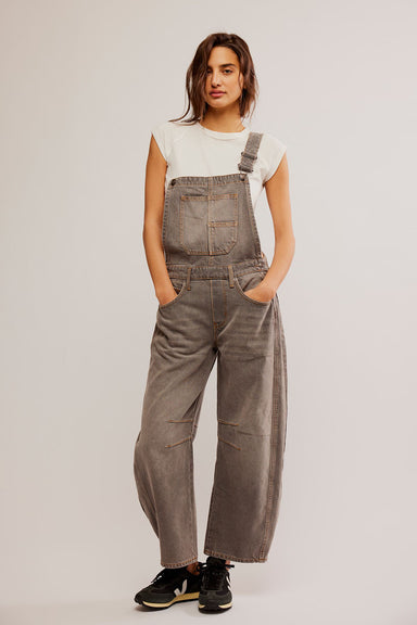 Free People - Good Luck Overall - Archive Grey - Front