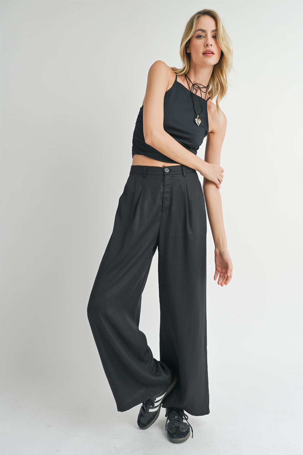 Sadie & Sage - On Point Knit Tank - Black