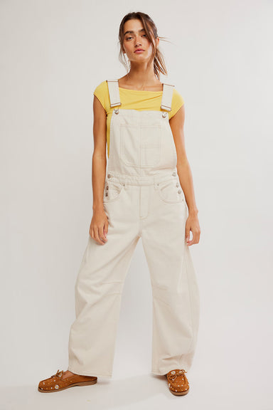 Free People - Good Luck Overall - Milk - Front