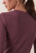 Marine Layer - Lexi Rib Sun-In LS Tee - Windsor Wine - Back