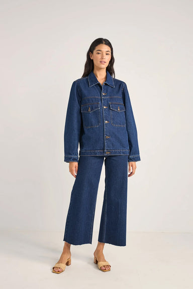 Rhythm - Demi Denim Oversized Jacket - Indigo