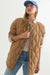 Marine Layer - Calista Quilted Jacket - Caramel - Front