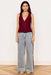 Mink Pink - Lumiere Bias Top - Wine - Front