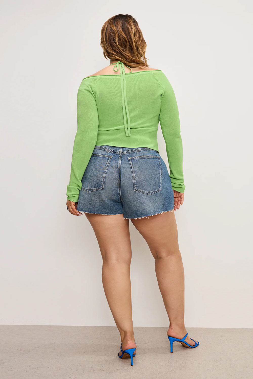 Good American - Good 90s Short - Indigo - Plus Back