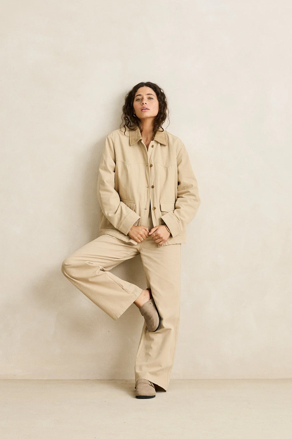 rhythm sundown jacket sand front