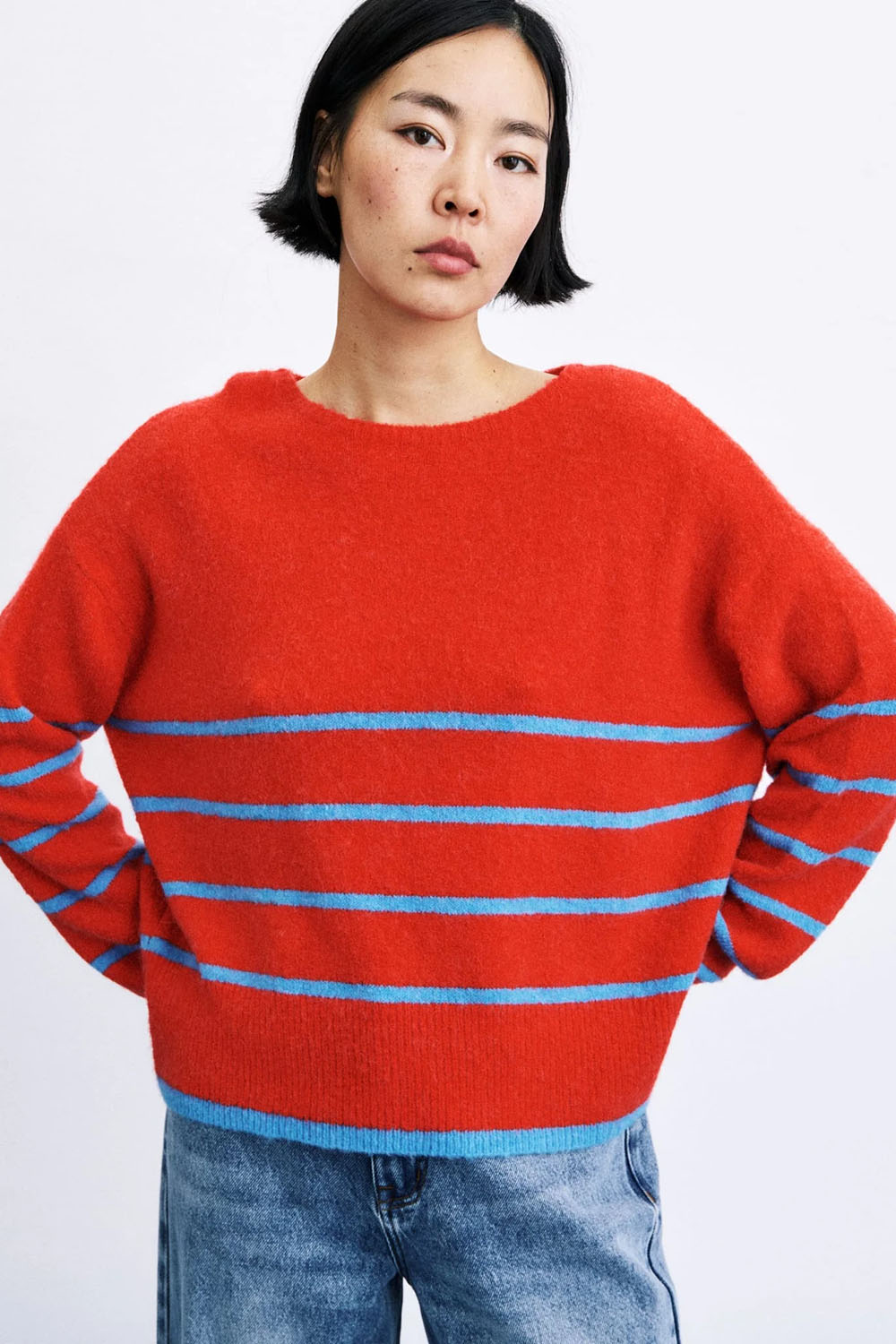 FRNCH - Iwaki Sweater - Rouge - Front