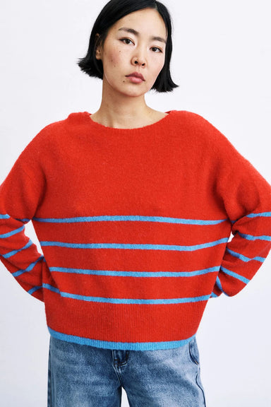 FRNCH - Iwaki Sweater - Rouge - Front