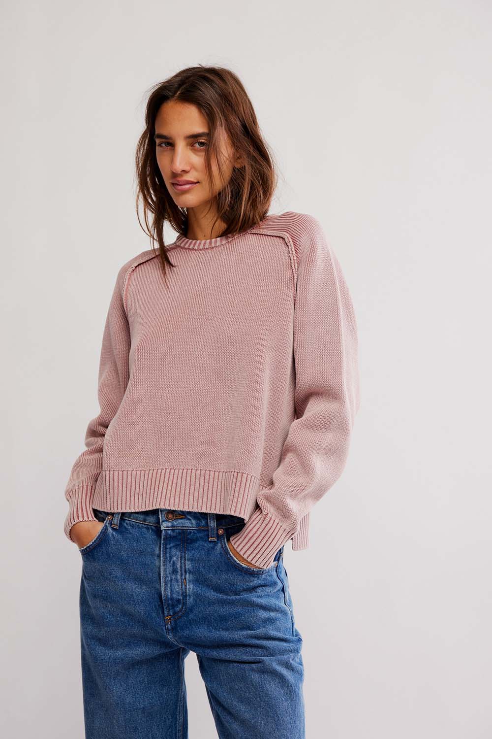 Free People - Spring Street Pullover - Bijou - Front