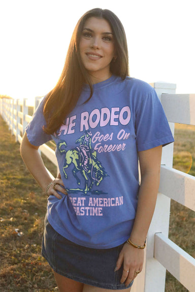 Charlie Southern - Rodeo Forever Tee - Blue