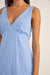 Rhythm - Tyler Mini Dress - Cornflower - Detail