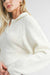Sage the Label - Scarlet Collared Sweater - Ivory - Detail