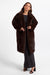 Sage the Label - Shyloh Fur Coat - Oak - Full Body