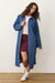 Marine Layer HAYES DENIM TRENCH Medium Wash Profile