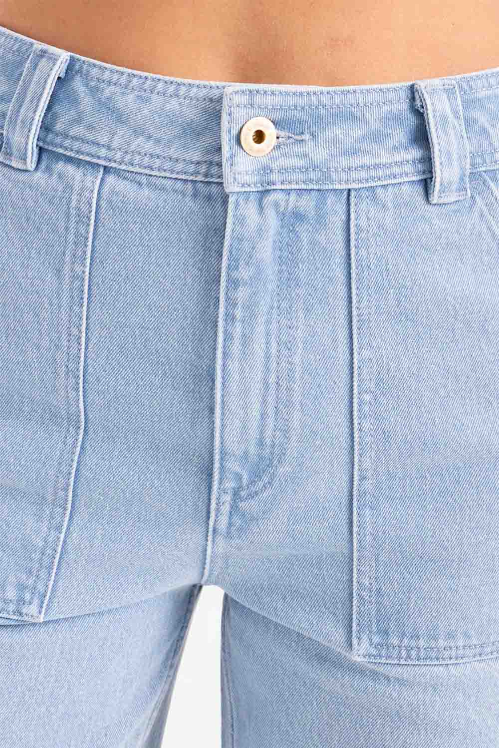 Roark - Hwy SS125 Pant - Bleach Wash Indigo- Detail