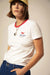 Brixton - Leisure Activity Fitted Crew Tee - White - Front