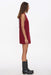 Thrills - Knox Mini Dress - Garnet Red - Side