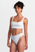 RVCA - Pointe High Rise Cheeky - White - Side