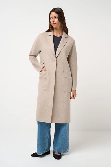 Travis Matthew - Locals Only Coat - Heather Walnut - Front