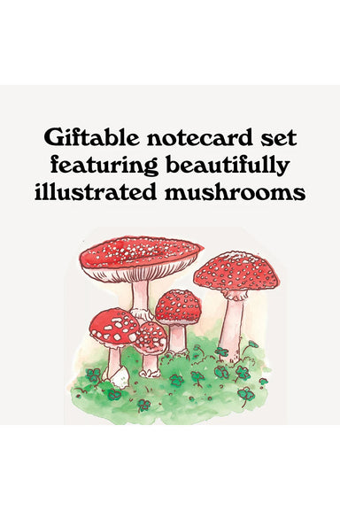 chronicle mushroom notes quote giftable notecard set