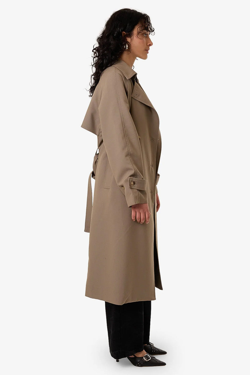 Thrills - Cache Trench Coat - String - Right