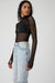 Free People - On The Dot Layering - Black - Side