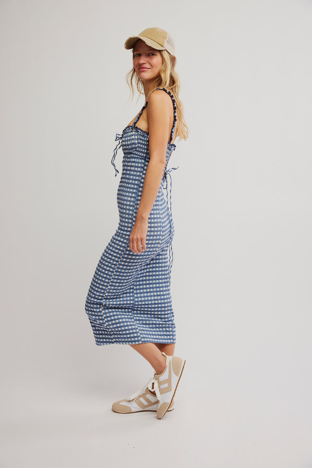 Free People - Lucinda Midi - Indigo Combo - Side