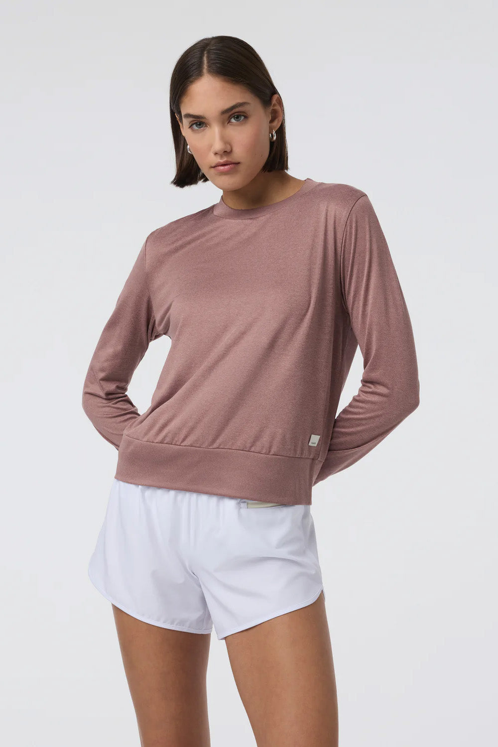 Vuori - Daydream Crew - Sedona Brown Heather - Front