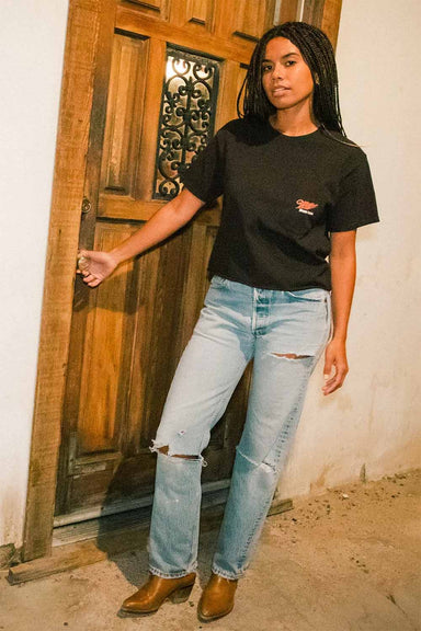 Junk Food - MHL Flea Market Pocket Crop - Black - Front
