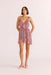Mink Pink - Amelia Ruffle Mini Dress - Ditsy Floral - Front