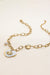Pearl of the West - EYE IN LOVE NECKLACE 18K GP SS 
