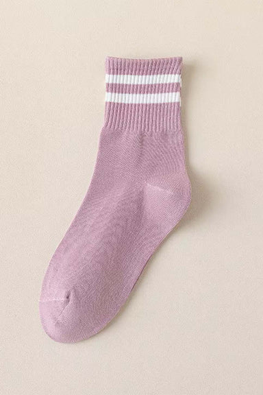 Pearl of the West - Girlfriend Sock - Dusty Rose