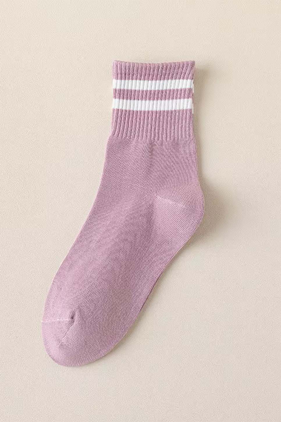 Pearl of the West - Girlfriend Sock - Dusty Rose
