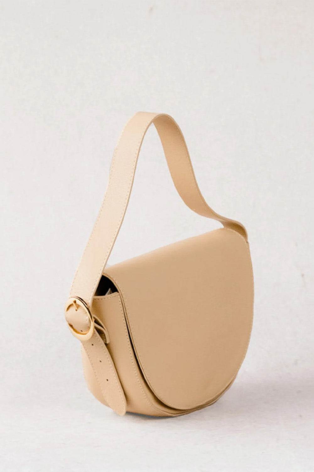 Able - Bryce Shoulder Bag - Sand - Side