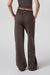 Vuori - Halo Essential Wide Leg - Java Heather - Back